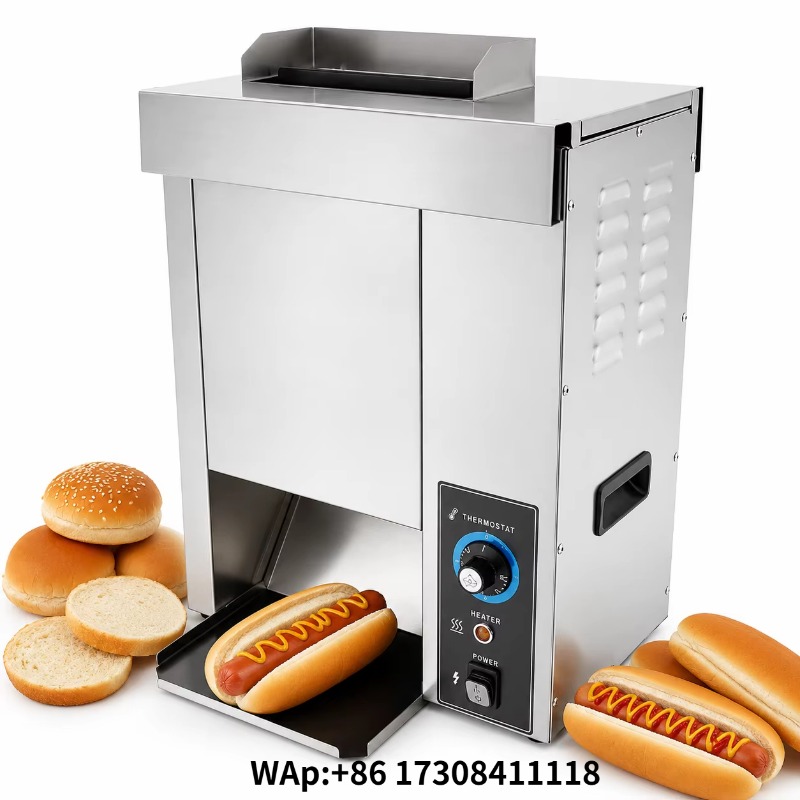 Toaster - 簡単清掃ステンレス製ハンバーガーバントースター電気パンウォーマー（レストラン厨房用）