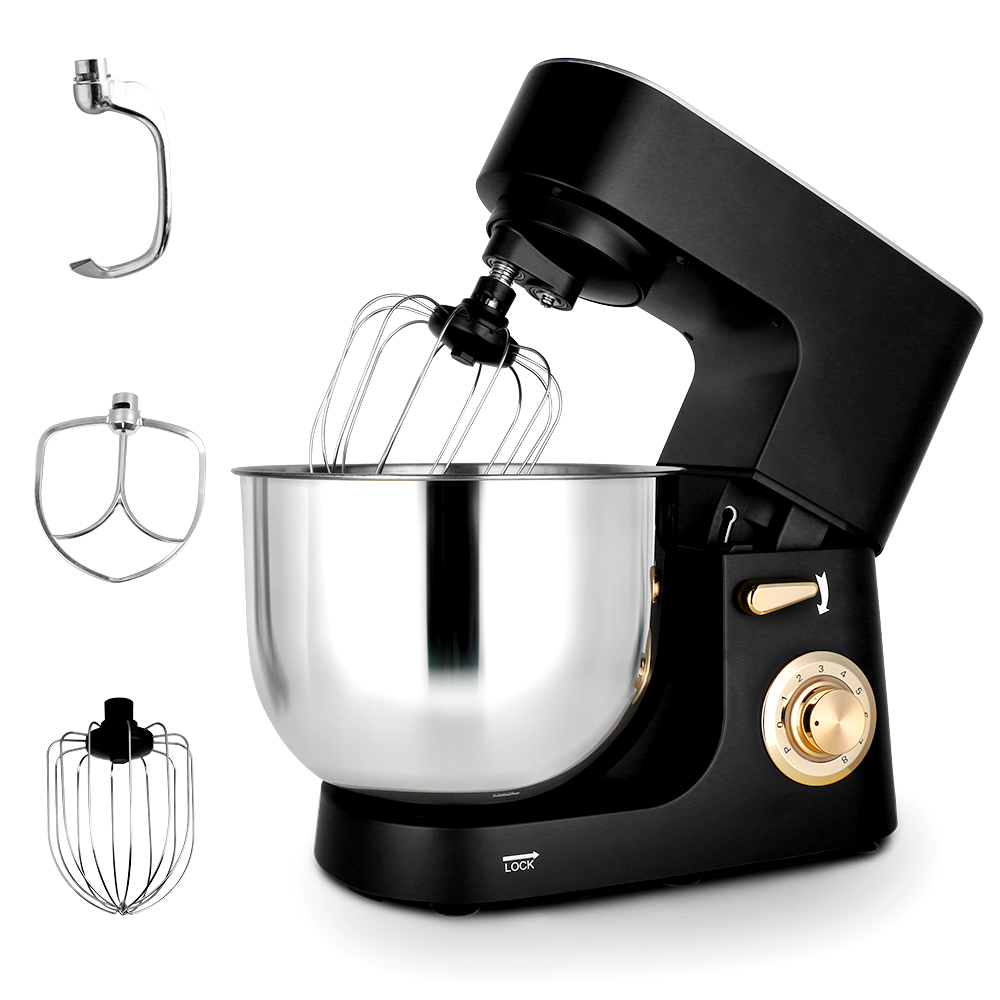Kitchen Appliances In - 家庭用スタンドミキサー 高出力1800W 8L ケーキ・パン生地ミキサー プラネタリー式電動ホームキッチン家電 フードミキサー
