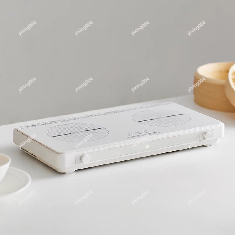 Induction Cooker - 2026年新型ダブルIH調理器ハイパワーミニ多機能ホットポットコンロ