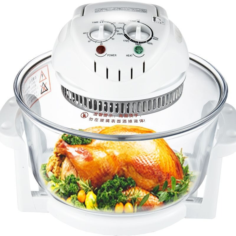Air Fryer - 12Lハロゲン対流式オーブン エアフライヤー ベーキング グリル 再加熱 早調理