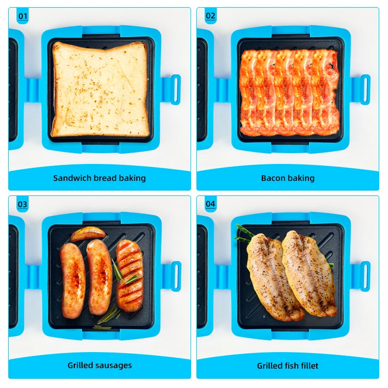 3パック食品グレードサンドイッチトースター、バターナイフとオ - Toaster のレビューと価格