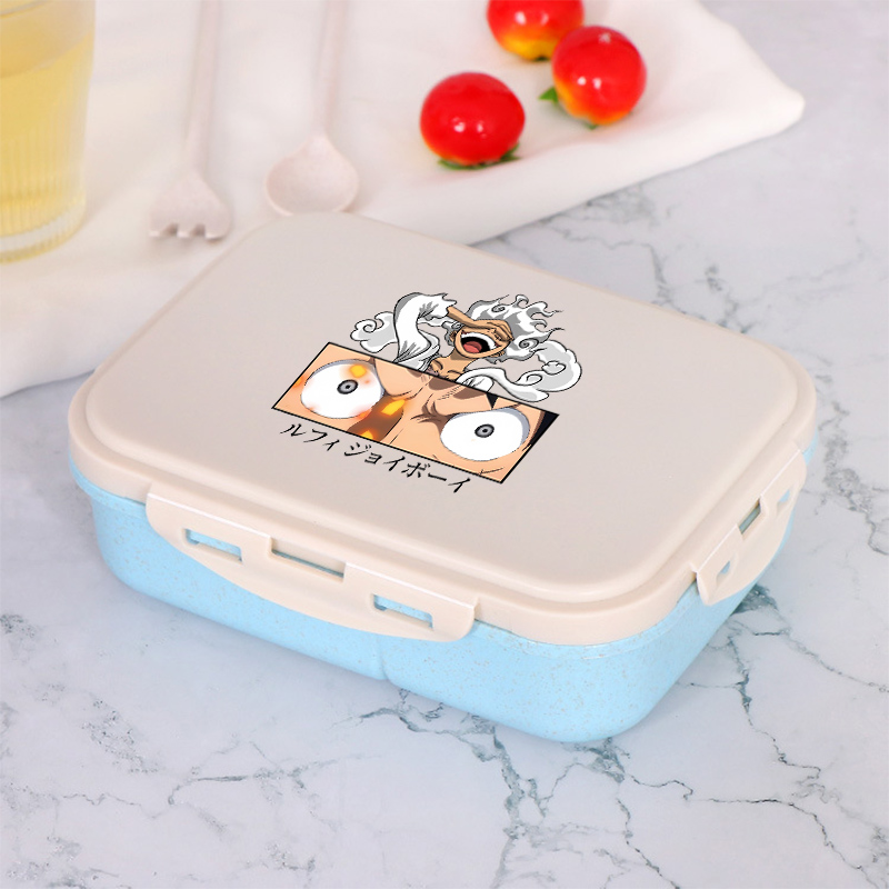 ワンピース少年少女弁当弁当箱ポータブル食品ボックス電子レンジ - Microwave Oven のレビューと価格