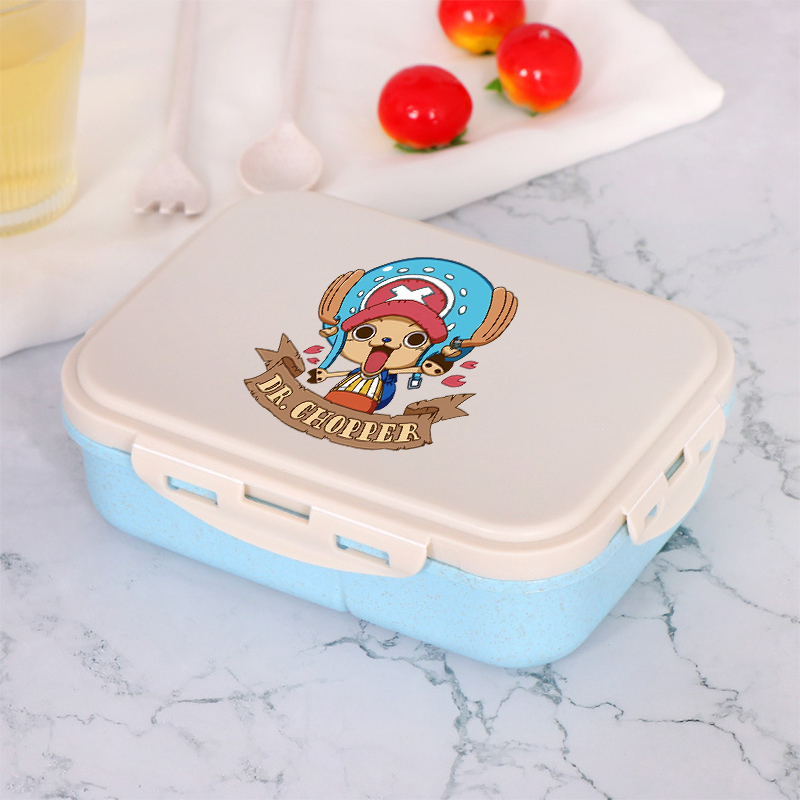 ワンピース少年少女弁当弁当箱ポータブル食品ボックス電子レンジ - Microwave Oven のレビューと価格