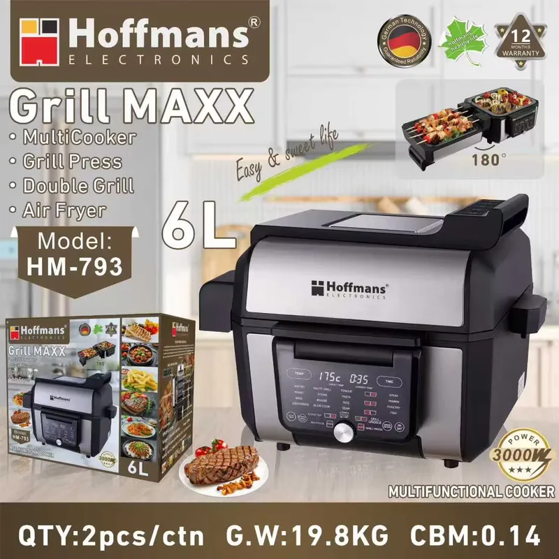 ホフマンズ 6L 3000W デジタルエアフライヤー 多機能 - Air Fryer のレビューと価格