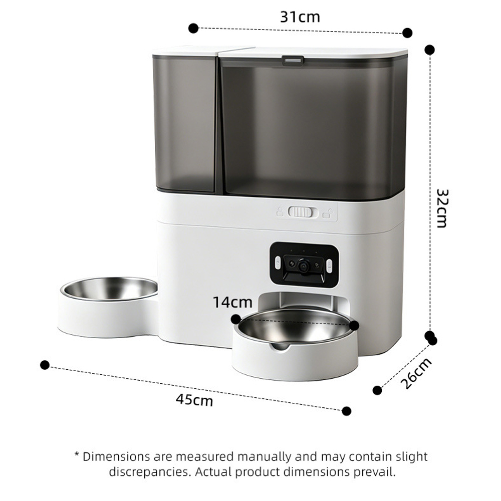 自動カメラ付きペットフィーダー、ウォーターファウンテン、WI - Kitchen Appliances Video のレビューと価格