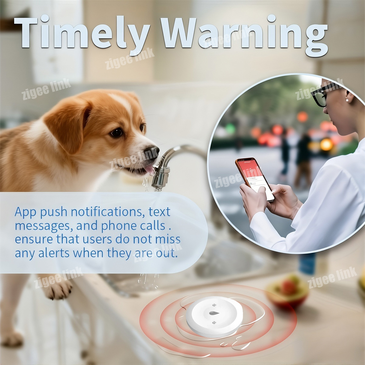 スマート水漏れセンサー Tuya ZigBee 3.0 水漏 - Kitchen Appliances Video のレビューと価格