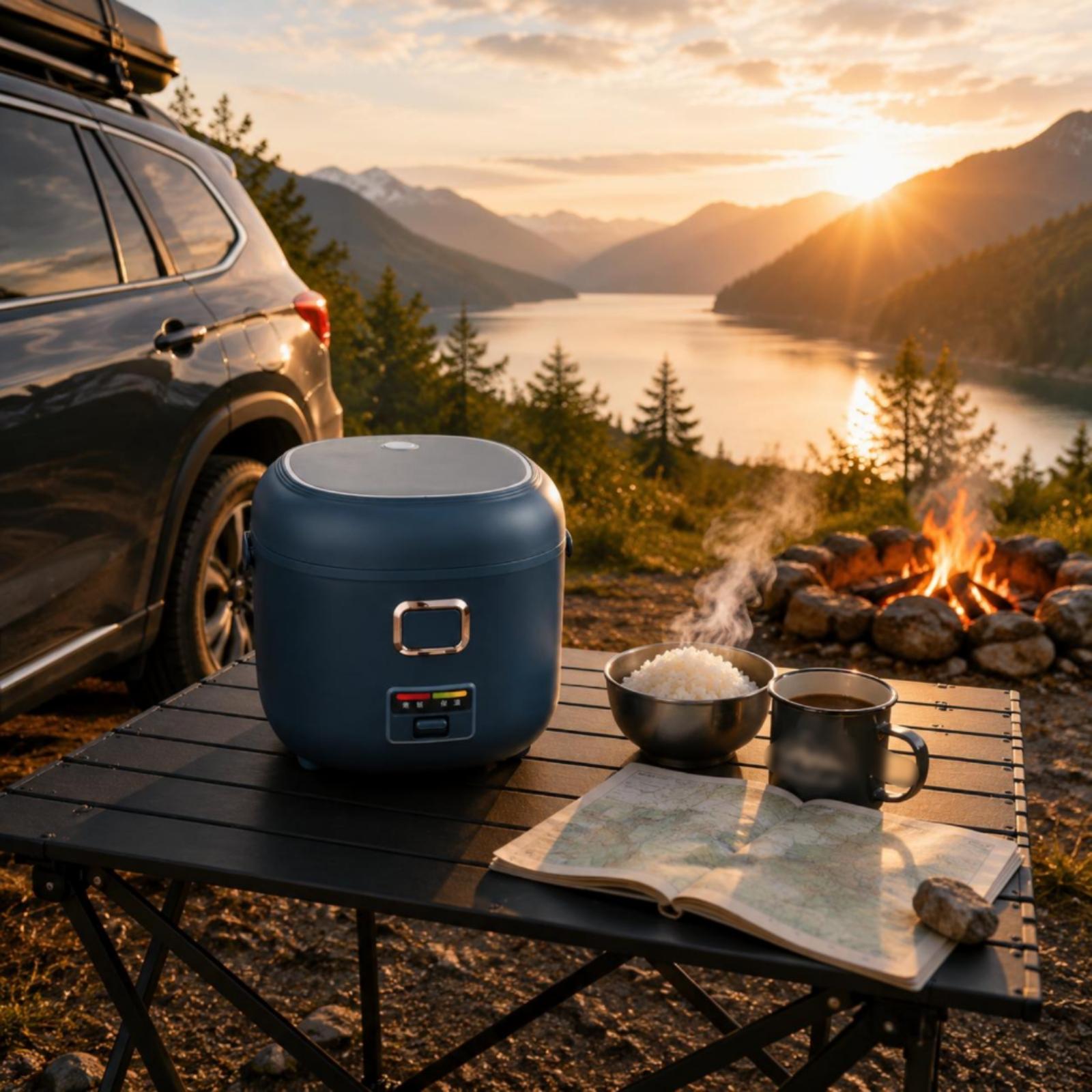 ポータブル炊飯器 ロードトリップ対応炊飯器 コンパクト小型家 - Rice Cooker のレビューと価格