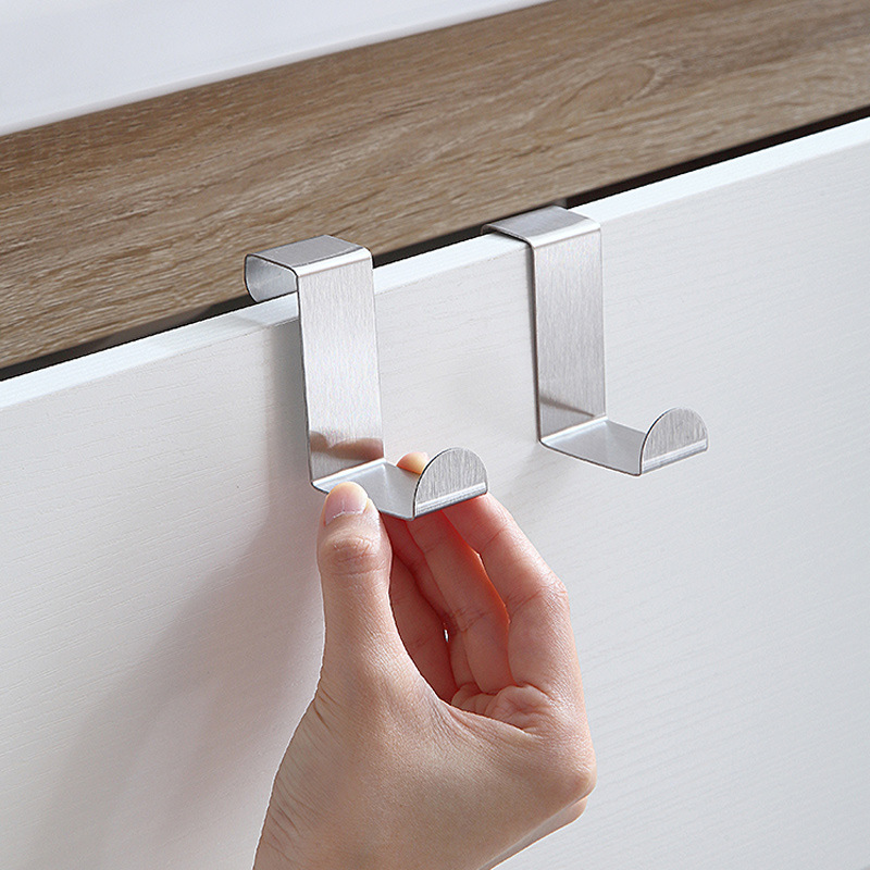 Z 字型浴室キャビネットドアフックステンレス鋼ドアリアハンガ - Kitchen Appliances Cabinet のレビューと価格
