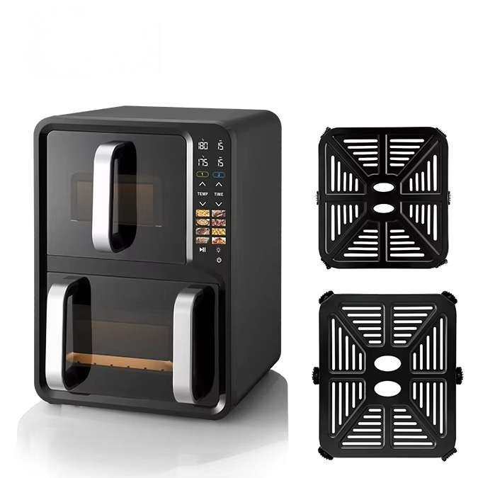 12Lデュアルチャンバー式エアフライヤー、テフロンコーティン - Air Fryer のレビューと価格