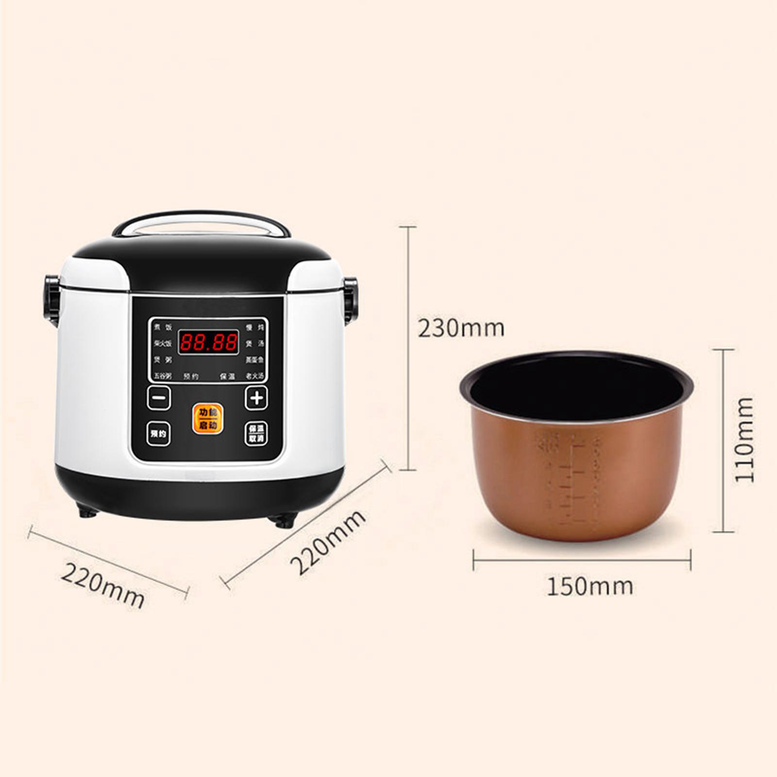 12V/24V対応、2L容量のポータブル電気炊飯器。蒸し器付 - Rice Cooker のレビューと価格
