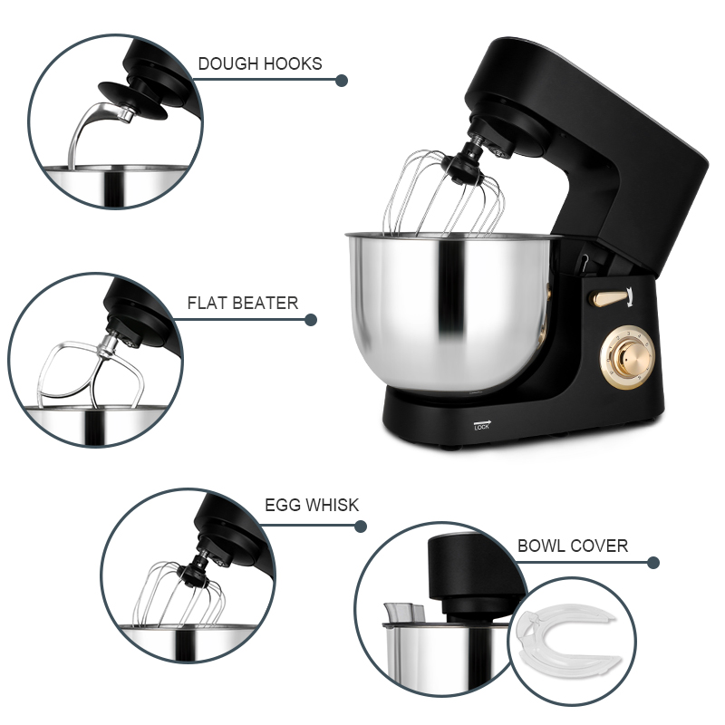 家庭用スタンドミキサー 高出力1800W 8L ケーキ・パン - Kitchen Appliances In のレビューと価格