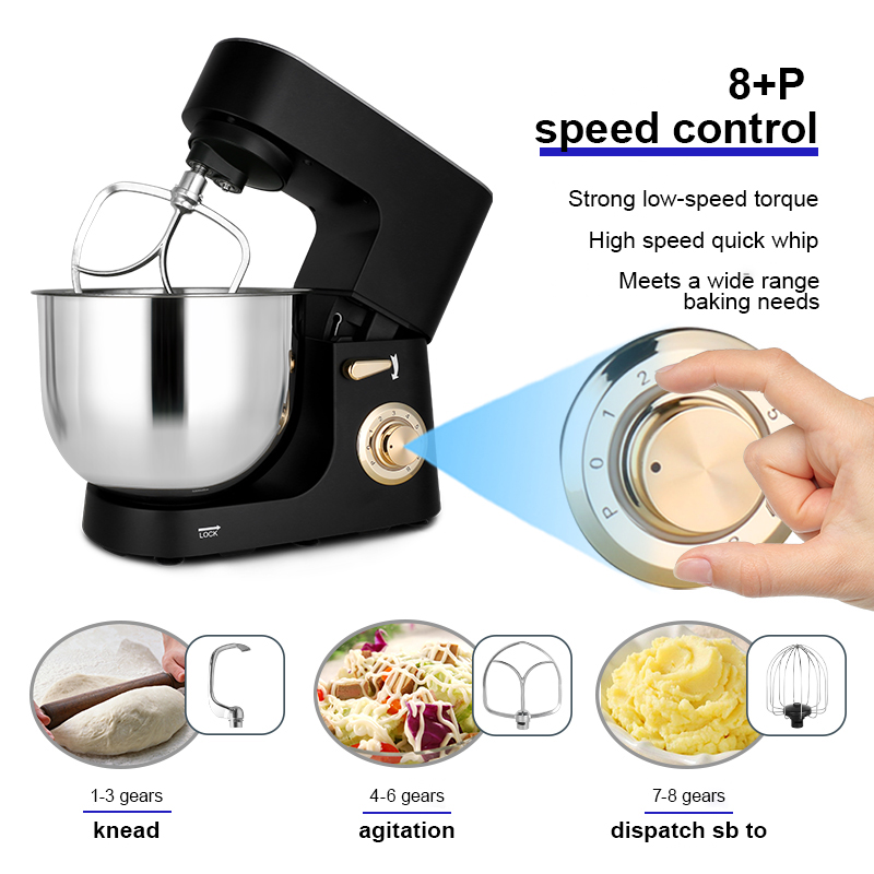 家庭用スタンドミキサー 高出力1800W 8L ケーキ・パン - Kitchen Appliances In のレビューと価格