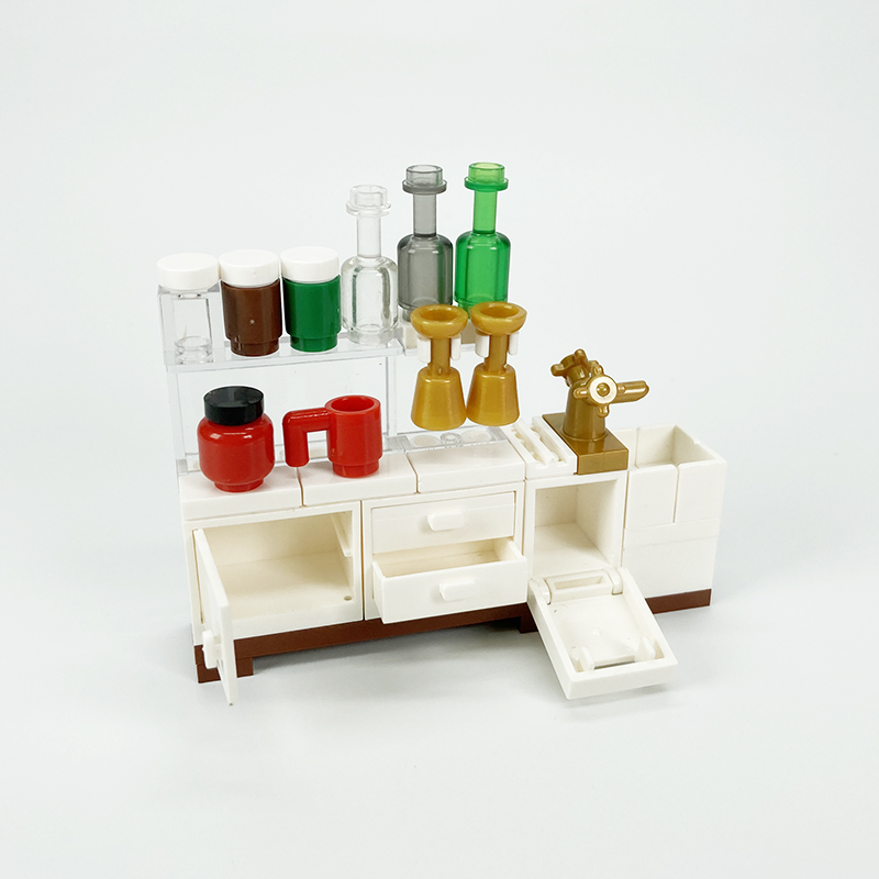 キッチン用のクリエイティブな家電ブロック,キッチン用の冷蔵庫 - Kitchen Appliances Cabinet のレビューと価格
