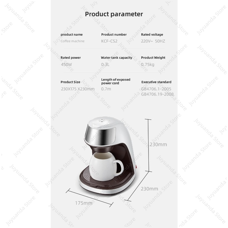 アメリカンコーヒーメーカー 家庭用自動茶淹れ器 - Coffee Maker のレビューと価格