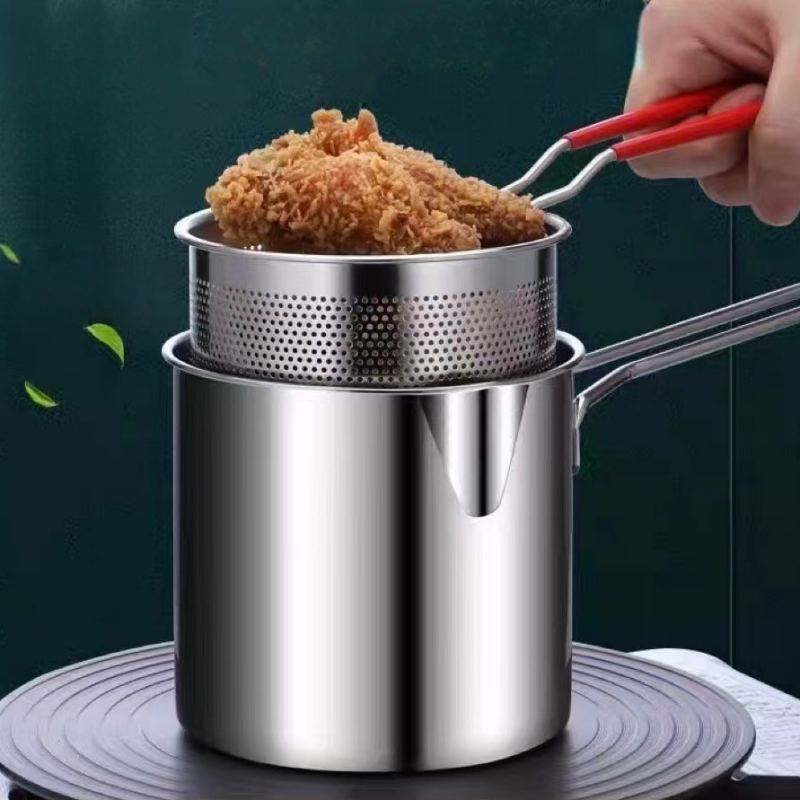 304 ステンレス鋼のフライヤーポット バスケット付き フラ - Rice Cooker のレビューと価格
