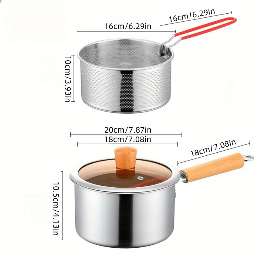 ステンレス製多目的調理器具セット（フライバスケットとガラス蓋 - Rice Cooker のレビューと価格