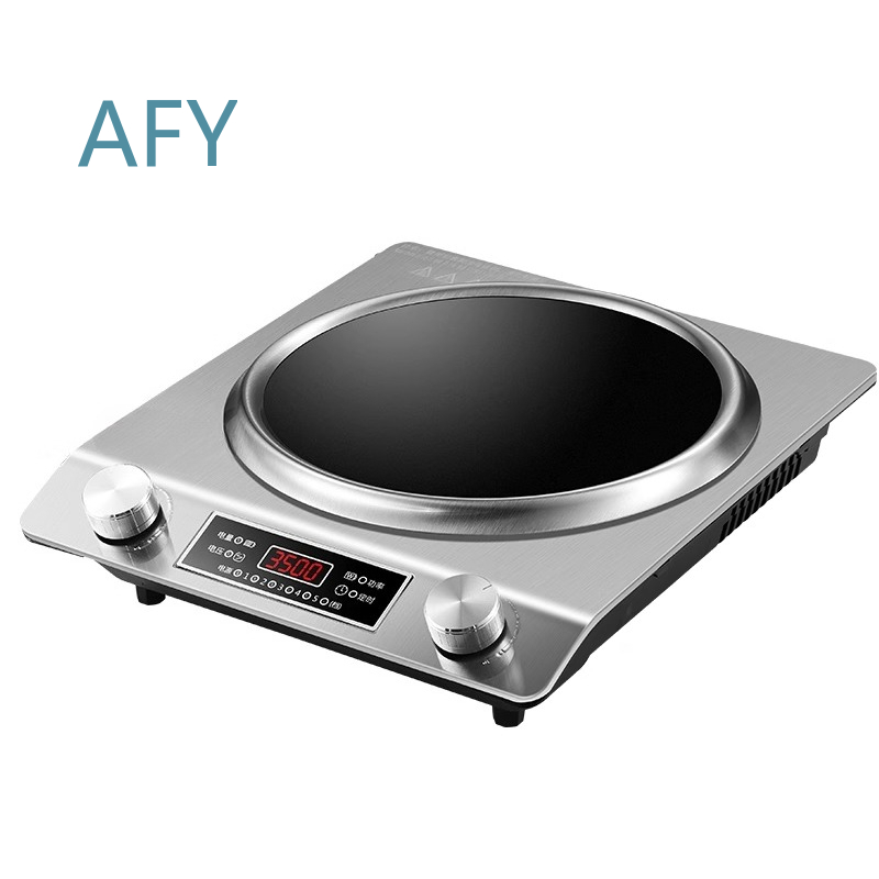 220V凹型誘導調理器 家庭用キッチン向け 高出力バッテリー - Induction Cooktop Portable のレビューと価格