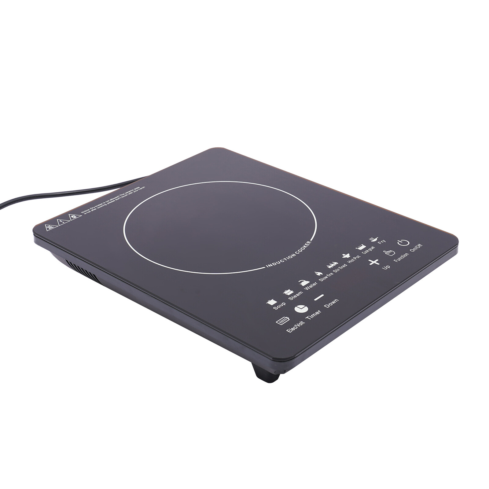 110V 750W 電気誘導調理器 8段階出力調整 タッチコ - Induction Cooktop Portable のレビューと価格