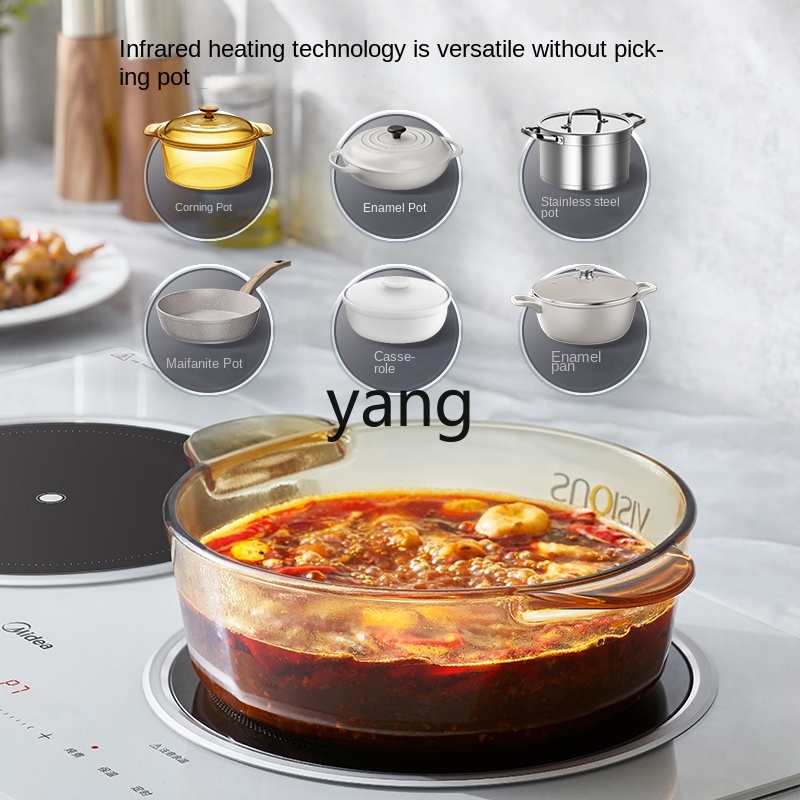 LMM ダブルバーナー埋め込み型家庭用高出力電磁調理器デスク - Induction Cooker のレビューと価格