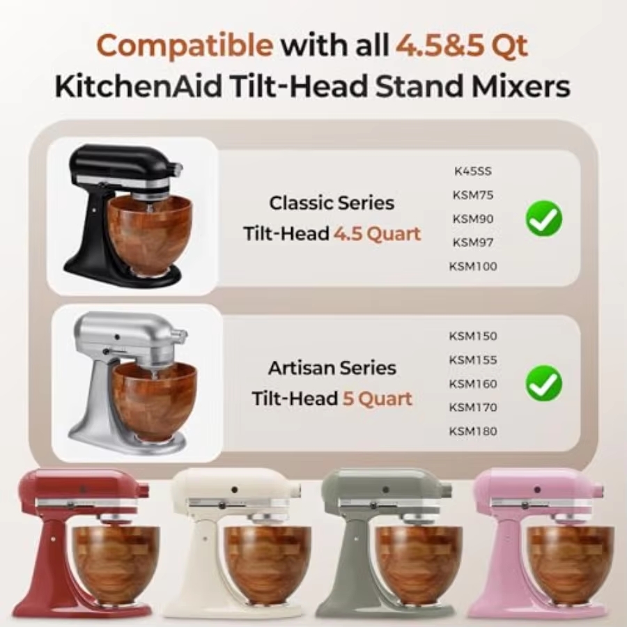 ホームベーカー向けスタンドミキサーミキシングボウル：9.3x - Stand Mixer のレビューと価格