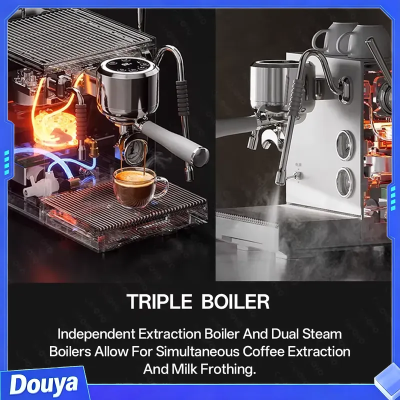 CAFOVO E120 半自動エスプレッソマシン ULKAポ - Coffee Maker のレビューと価格