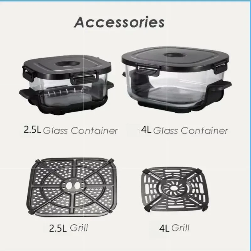 ポータブルエアフライヤー 6 in 1 デジタルパネル ダブ - Air Fryer のレビューと価格