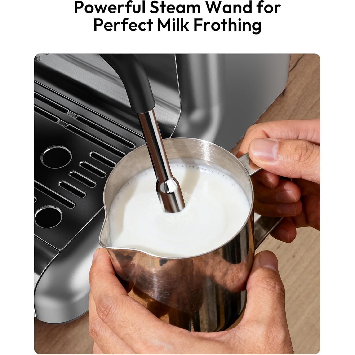 EUHOMY電動エスプレッソマシン、グラインダー付き、20バ - Coffee Maker のレビューと価格