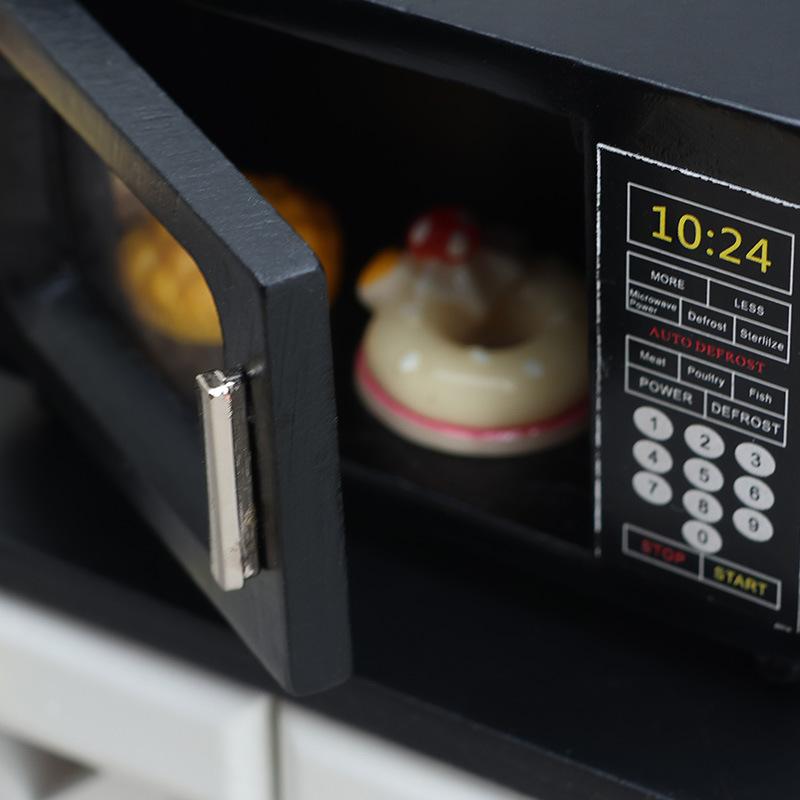 ホットセール 1/12 ドールハウスアクセサリー ドールハウ - Microwave Oven のレビューと価格