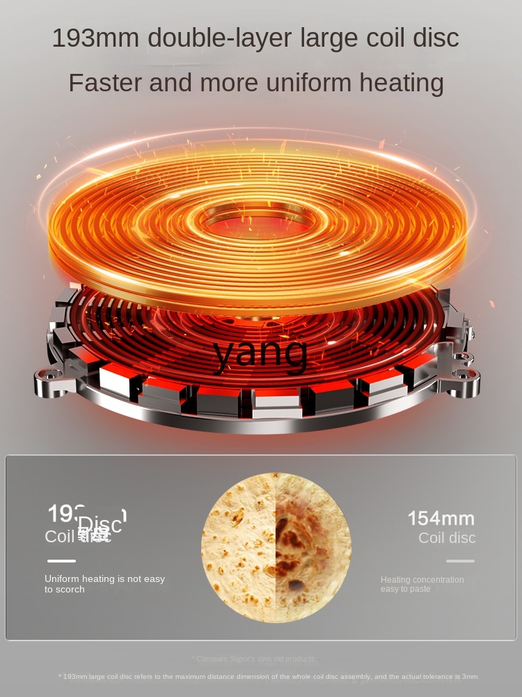 LMMハイパワー2200W家庭用IH調理器炒め物用インテリジ - Induction Cooker のレビューと価格
