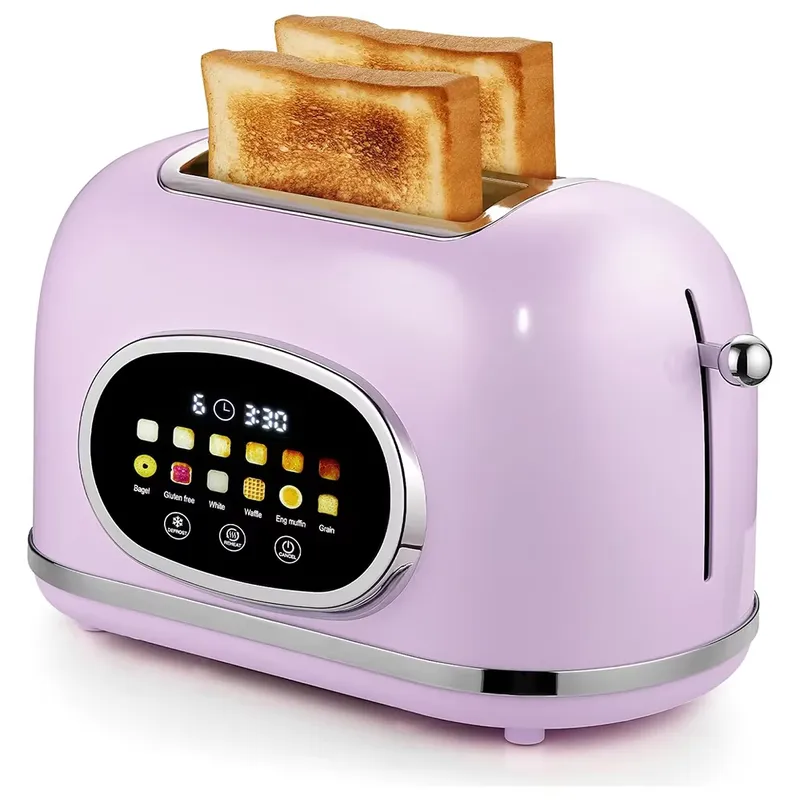 スマートタッチスクリーン2枚焼きトースター レトロステンレス - Toaster のレビューと価格