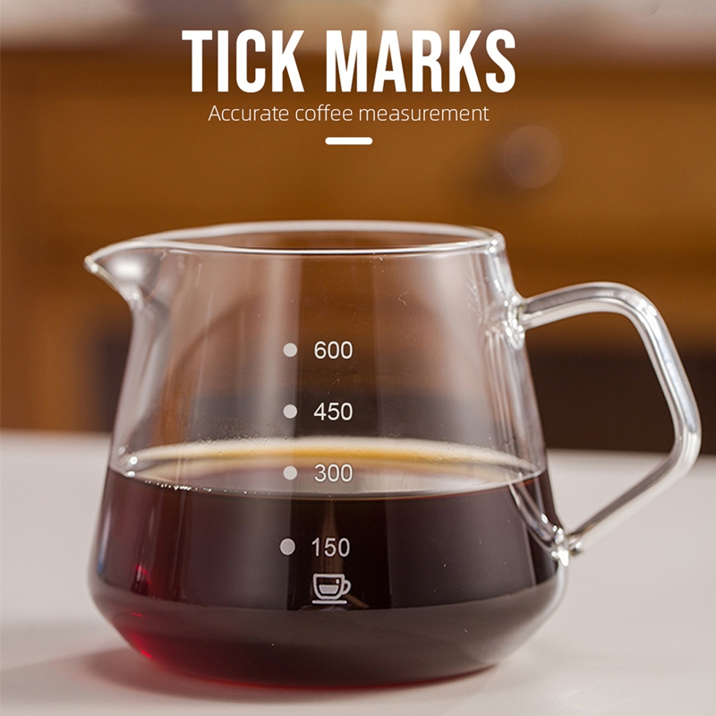 コーヒーフィルターカップ 木製スタンド付き 600ml コー - Coffee Maker のレビューと価格